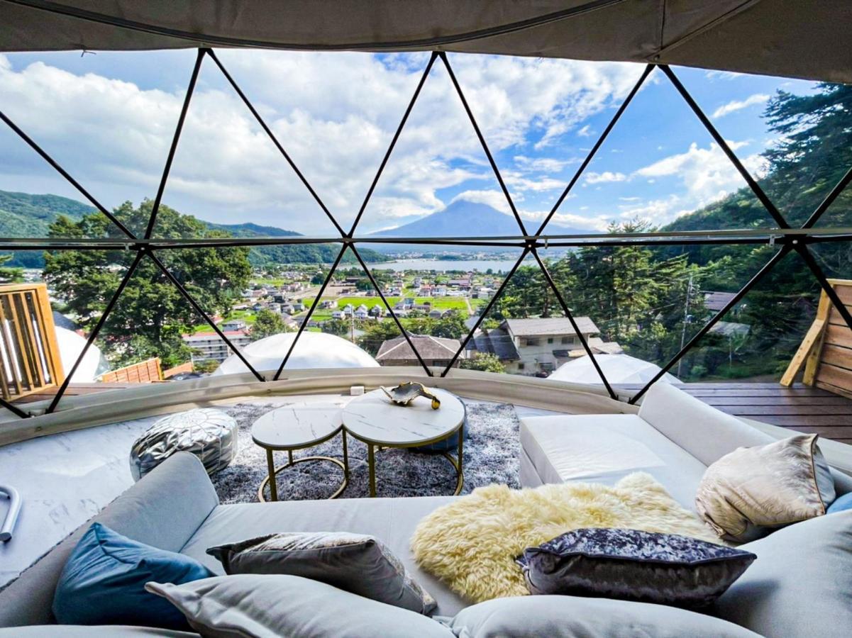 Mt,Fuji Glamping Terrace Minenohana - Vacation Stay 35711V Фудзикавагутико Экстерьер фото