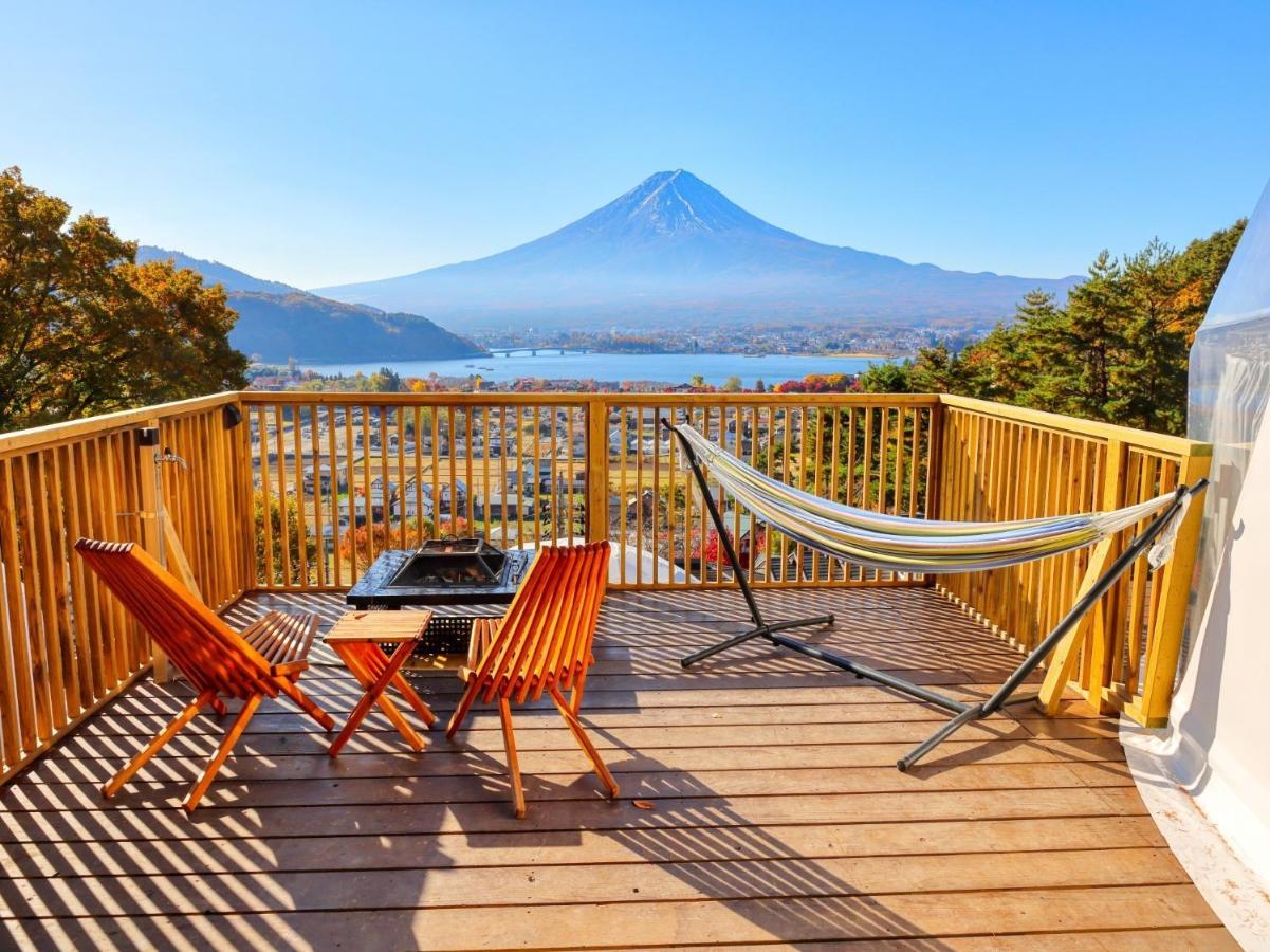Mt,Fuji Glamping Terrace Minenohana - Vacation Stay 35711V Фудзикавагутико Экстерьер фото