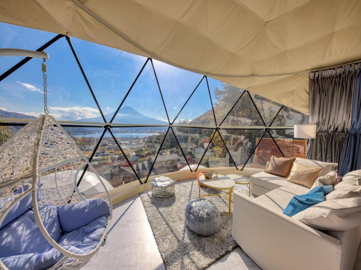 Mt,Fuji Glamping Terrace Minenohana - Vacation Stay 35711V Фудзикавагутико Экстерьер фото